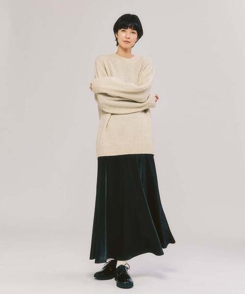 417 EDIFICE（フォーワンセブンエディフィス）の「Shaggy Dog / シャギードッグ クルーネックニット（ニット/セーター・メンズ・ホワイト/ベージュ/ネイビー/カーキ/オレンジ/ブルー/その他/ブルー系その他・MEDIUM/LARGE/X-LARGE）」の16枚目の写真