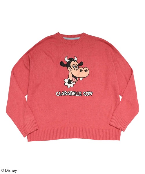 Disney/ディズニー/クララベル】サテン刺しゅうニット（ニット