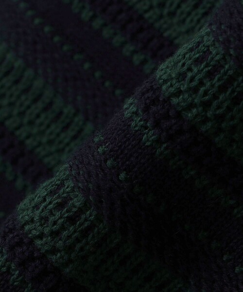 City Ambient Products（シティアンビエントプロダクツ）の「City Ambient Products: 〈手洗い可能〉7ゲージ ランダム ボーダー クルーネック ニット（ニット/セーター・メンズ・ネイビー/ブラック/グレー・MEDIUM/SMALL/LARGE）」の18枚目の写真