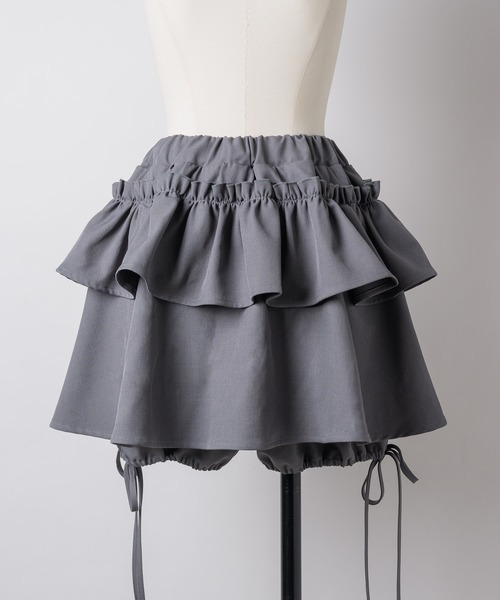 HEIREN(ヘイレーン)の「【HEIREN】ティアードミニバルーンパンツ(その他パンツ・レディース・グレー/アイボリー・S/M)」の8枚目の写真