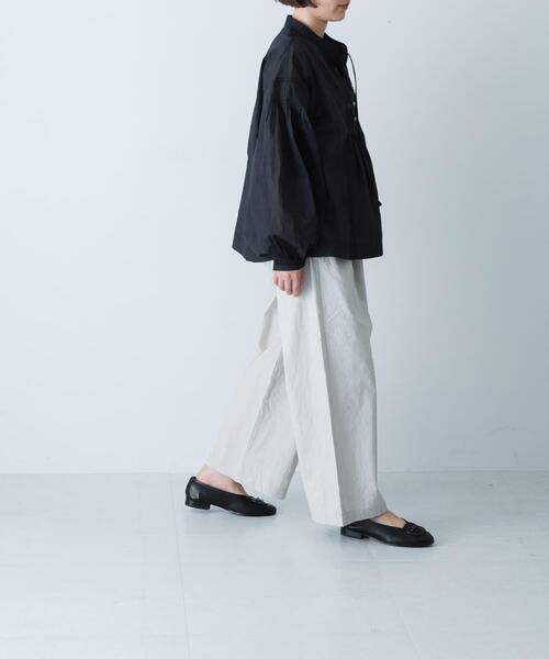 かぐれ(カグレ)の「コットン2タックイージーパンツ(その他パンツ・レディース・チャコールグレー/カーキ/ライトグレー・FREE)」の5枚目の写真