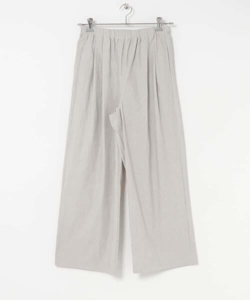 かぐれ(カグレ)の「コットン2タックイージーパンツ(その他パンツ・レディース・チャコールグレー/カーキ/ライトグレー・FREE)」の6枚目の写真