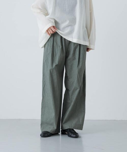コットン2タックイージーパンツ（その他パンツ）｜かぐれ