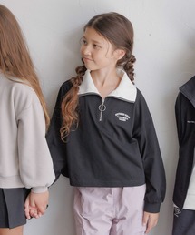 GLOBAL WORK | ヘビロッTEEハーフZIP長袖/589258(Tシャツ/カットソー)