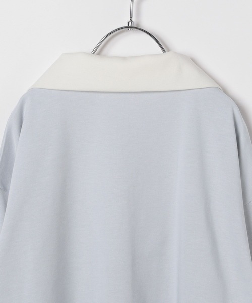 GLOBAL WORK（グローバルワーク）の「ヘビロッTEEハーフZIP長袖/589258（Tシャツ/カットソー・キッズ・ブラック/ブルー系その他/ライトグレー・140cm/150cm/160cm/130cm）」の10枚目の写真