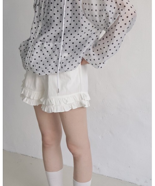 Vipoa（ヴィポア）の「ドット柄シアージップパーカー（ブルゾン）」 - WEAR