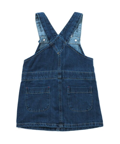 BREEZE（ブリーズ）の「【ジュニア対応】ジャンスカ（ワンピース・キッズ・ネイビー/ブルー・80/90/100/110/120/130/140）」の4枚目の写真