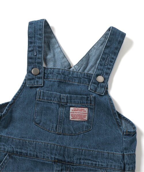 BREEZE（ブリーズ）の「【ジュニア対応】ジャンスカ（ワンピース・キッズ・ネイビー/ブルー・80/90/100/110/120/130/140）」の5枚目の写真