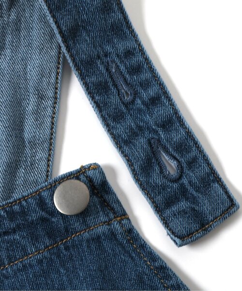 BREEZE（ブリーズ）の「【ジュニア対応】ジャンスカ（ワンピース・キッズ・ネイビー/ブルー・80/90/100/110/120/130/140）」の6枚目の写真