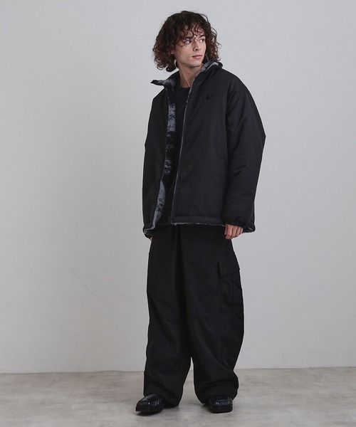 tk.TAKEO KIKUCHI（ティーケータケオキクチ）の「【WEB限定】リバーシブルボアブルゾン（ブルゾン・メンズ・オフホワイト/チャコールグレー/ブラック・01/02/03）」の13枚目の写真