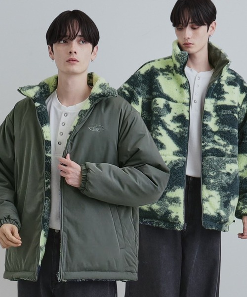 tk.TAKEO KIKUCHI（ティーケータケオキクチ）の「【WEB限定】リバーシブルボアブルゾン（ブルゾン・メンズ・オフホワイト/チャコールグレー/ブラック・01/02/03）」の22枚目の写真