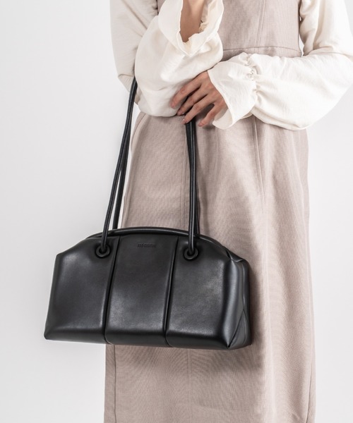 ADD CULUMN(アドカラム)の「【ADD CULUMN/アドカラム】ボストントートバッグ PUFF CLASP BOSTON M(ショルダーバッグ・レディース・アイボリー/ブラウン/ブラック・FREE)」の13枚目の写真