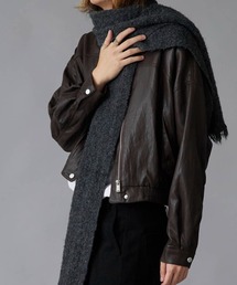 Theater code（シアターコード）の「Wool Boucle Scarf / ウール ブークレマフラー（マフラー）」