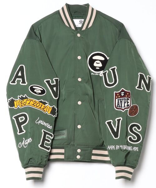 AAPE BY A BATHING APE スウェット スタジャン S(M相当) A BATHING APE スタジャン メンズ アベイシングエイプ 中古 古着