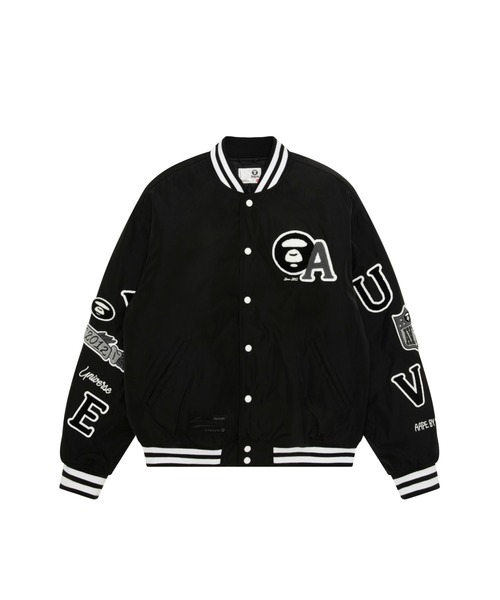 Aape A BATHING APE 2way 刺繍　スタジャン AAPE VARSITY JACKET（スタジャン）｜AAPE BY A BATHING APE