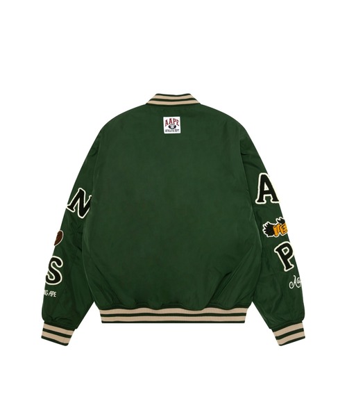 【A BATHING APE】フード付きスタジャン GIANT SHARK FULL ZIP HOODIE | bape.com