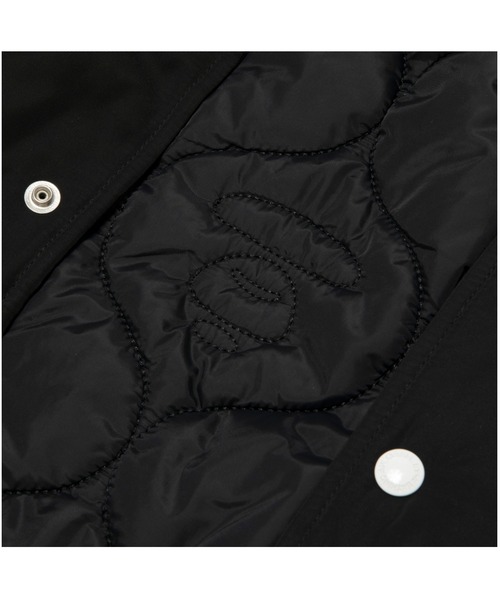 AAPE BY A BATHING APE（エーエイプバイアベイシングエイプ）の「AAPE VARSITY JACKET（スタジャン・メンズ・ダークグリーン/ブラック・LARGE/MEDIUM/SMALL/X-LARGE）」の6枚目の写真