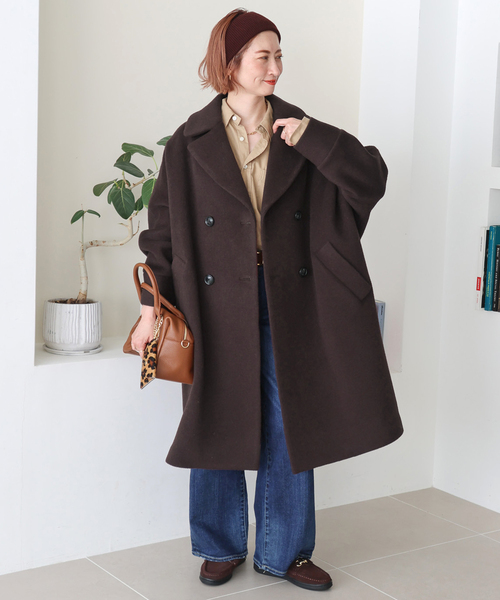 Spick & Span（スピックアンドスパン）の「《追加》TICCA / ティッカ テントコート（その他アウター・レディース・ブラウン/グレー/ブラック・FREE）」の8枚目の写真