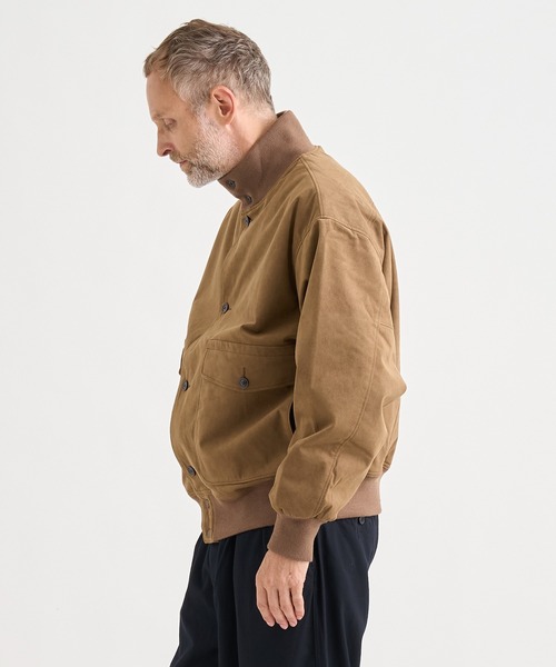 新品　nanamica ナナミカ ブルゾン ジャケット ベージュ M nanamica（ナナミカ）の「【nanamica / ナナミカ】Insulation Crew