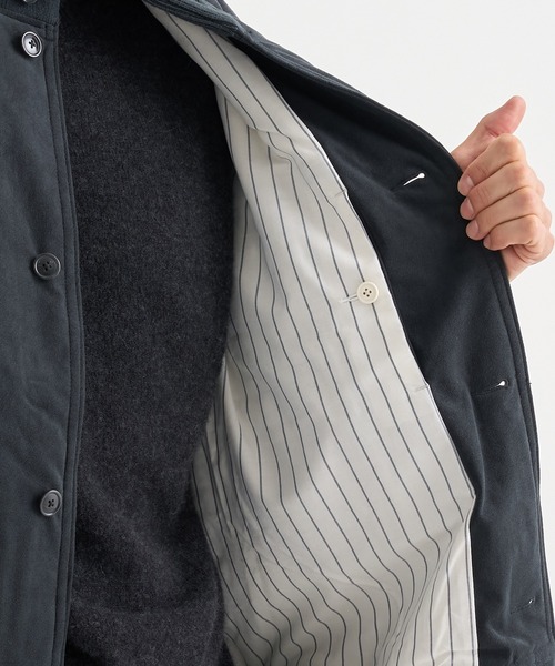 nanamica（ナナミカ）の「【nanamica / ナナミカ】Insulation Crew Jacket（ブルゾン・メンズ・グレー/ベージュ・XS/S/M/L）」の4枚目の写真