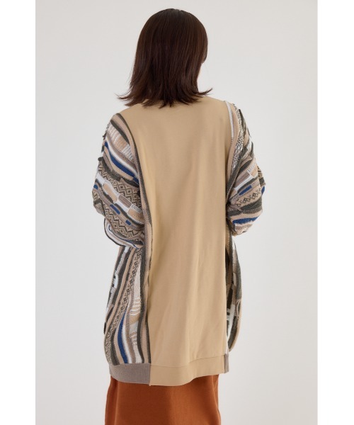 RODEO CROWNS WIDE BOWL（ロデオクラウンズワイドボウル）の「3D マルチカラーニットドッキングチュニック（チュニック・レディース・ベージュ系その他/ブラック系その他/ブルー系その他3/ブルー系その他2・FREE）」の12枚目の写真