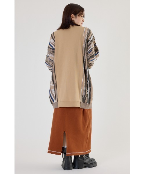 RODEO CROWNS WIDE BOWL（ロデオクラウンズワイドボウル）の「3D マルチカラーニットドッキングチュニック（チュニック・レディース・ベージュ系その他/ブラック系その他/ブルー系その他3/ブルー系その他2・FREE）」の14枚目の写真