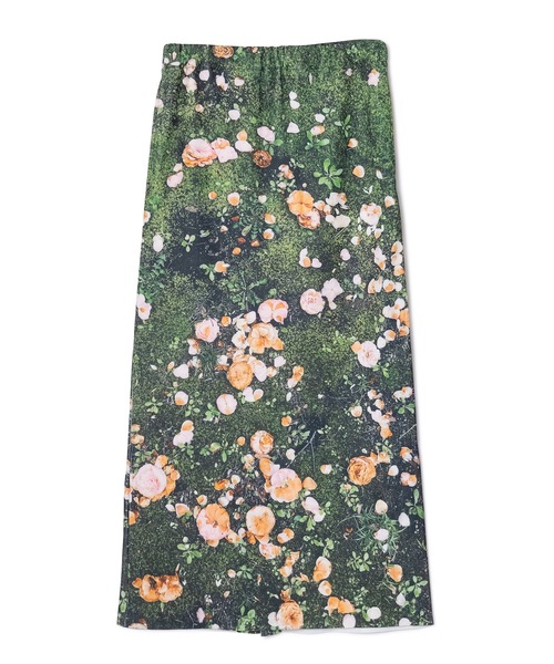 NON TOKYO(ノントーキョー)の「PRINT RIB SKIRT(スカート・レディース・ブラック×グレー/グリーン系/マルチ・FREE)」の14枚目の写真