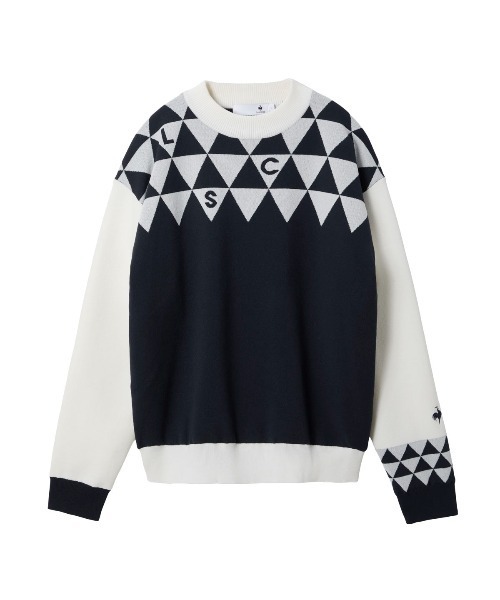 セール】裏地付き防風モックネックセーター（ニット/セーター）｜le