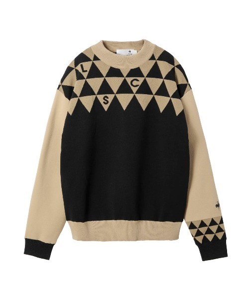 セール】裏地付き防風モックネックセーター（ニット/セーター）｜le