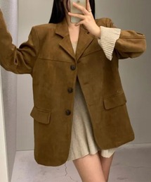 ベルテッドテーラードジャケット　イエローベージュ セール】 テーラードジャケット（条件：イエロー系、新入荷