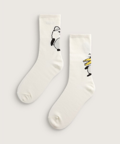 VANS（バンズ）の「RIROO PENGUIN ソックス / RIROO SOCKS marshmallow / VN000SPZFS81（ソックス/靴下・メンズ・オフホワイト・MEDIUM/LARGE）」の2枚目の写真