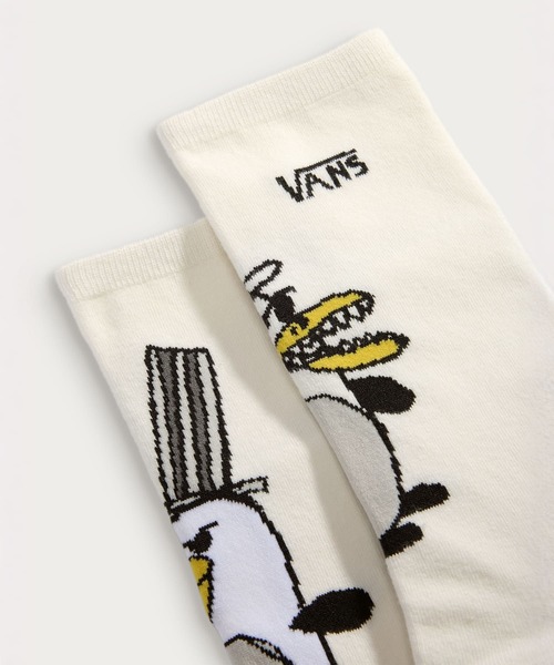 VANS（バンズ）の「RIROO PENGUIN ソックス / RIROO SOCKS marshmallow / VN000SPZFS81（ソックス/靴下・メンズ・オフホワイト・MEDIUM/LARGE）」の3枚目の写真
