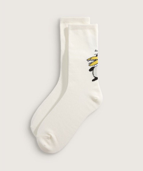 VANS（バンズ）の「RIROO PENGUIN ソックス / RIROO SOCKS marshmallow / VN000SPZFS81（ソックス/靴下・メンズ・オフホワイト・MEDIUM/LARGE）」の4枚目の写真