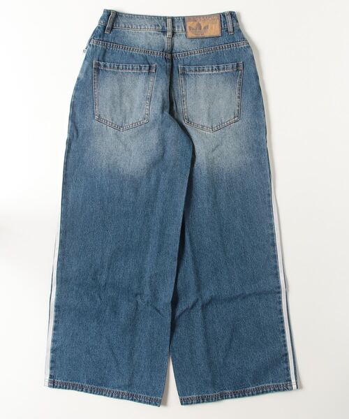 ADIDAS ORIGINALSルーズデニムディストレストパンツ / アディダス