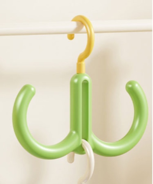 Jelly moo(ジェリームー)の「【 Jelly moo / ジェリームー 】 自由に組み合わせ! カラー 連結 おしゃれフック(収納グッズ・レディース・ブルー/イエロー/ホワイト/グリーン・FREE)」の2枚目の写真