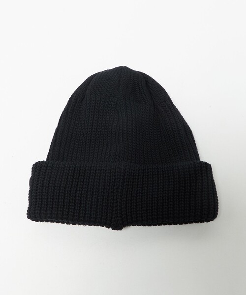 CPH（シーピーエイチ）の「【別注】＜CPH＞GLR コットン カフ ニットキャップ（ニットキャップ/ビーニー・メンズ・ブラック・FREE）」の3枚目の写真