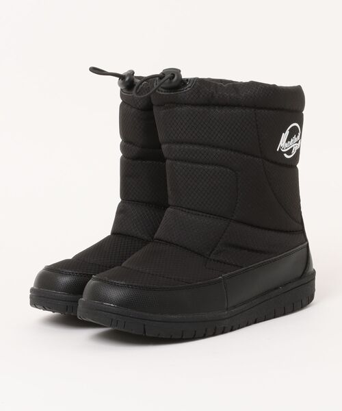 ASBee(アスビー)の「MOUNTAIN WALK マウンテンウォーク レディース キルティングウィンターブーツ【防水/滑りにくい/防寒】ハーフ丈 11018(ブーツ・レディース・グレー/ブラック・23.0cm/24.0cm/25.0cm)」の2枚目の写真