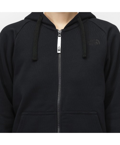THE NORTH FACE(ザノースフェイス)の「ザ ノース フェイス THE NORTH FACE Rearview Full Zip Hoodie_リアビューフルジップフーディ(スウェット・レディース・ブルー/ブラック×ブラック/オフホワイト・M/L/XL)」の6枚目の写真