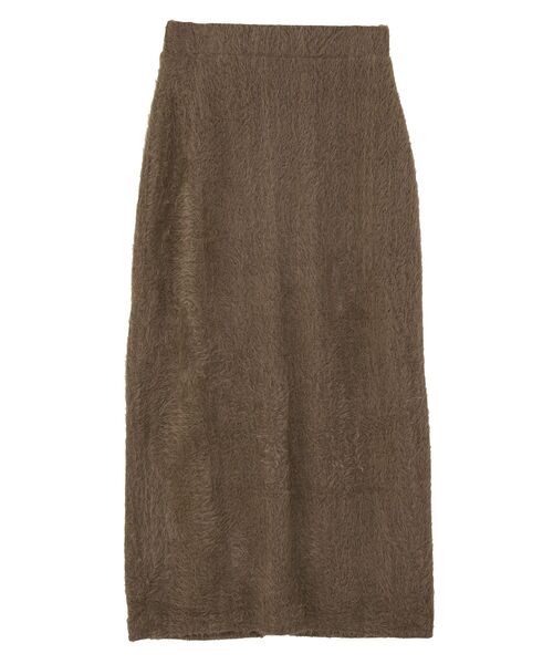 Green Parks(グリーンパークス)の「楽ちんシャギーIラインスカート(スカート・レディース・ブラウン/ブラック/アイボリー・FREE)」の20枚目の写真