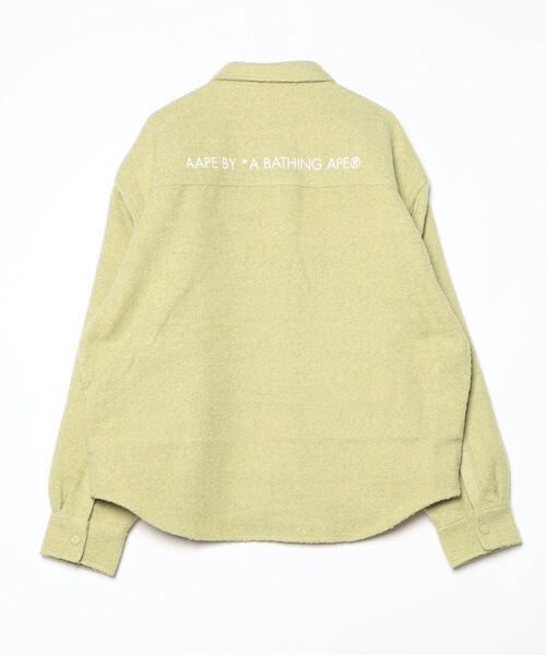 AAPE BY A BATHING APE（エーエイプバイアベイシングエイプ）の「AAPE MAIN LONG SLEEVE SHIRT（シャツ/ブラウス・メンズ・ブラック/ライトグリーン・MEDIUM/LARGE/X-LARGE）」の6枚目の写真