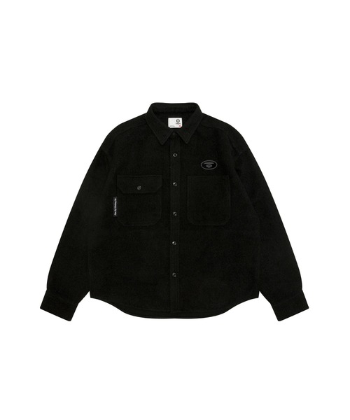 AAPE BY A BATHING APE（エーエイプバイアベイシングエイプ）の「AAPE MAIN LONG SLEEVE SHIRT（シャツ/ブラウス・メンズ・ブラック/ライトグリーン・MEDIUM/LARGE/X-LARGE）」の2枚目の写真
