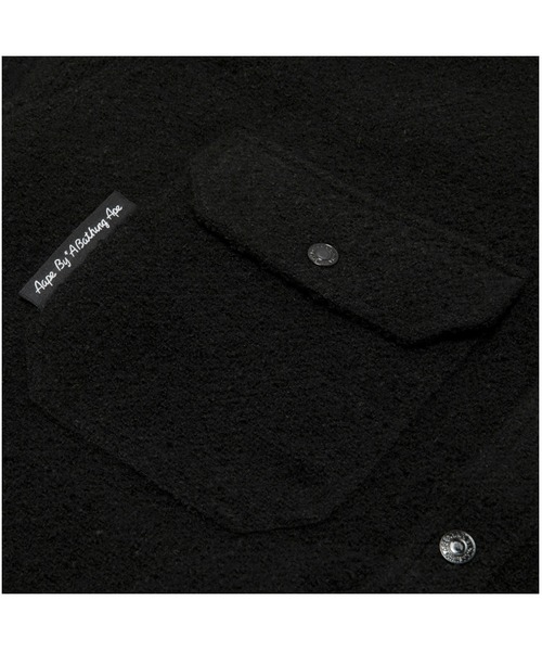 AAPE BY A BATHING APE（エーエイプバイアベイシングエイプ）の「AAPE MAIN LONG SLEEVE SHIRT（シャツ/ブラウス・メンズ・ブラック/ライトグリーン・MEDIUM/LARGE/X-LARGE）」の9枚目の写真