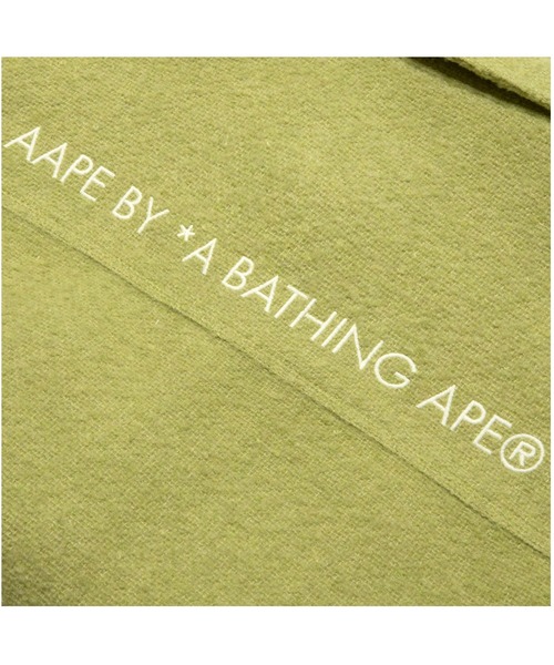 AAPE BY A BATHING APE（エーエイプバイアベイシングエイプ）の「AAPE MAIN LONG SLEEVE SHIRT（シャツ/ブラウス・メンズ・ブラック/ライトグリーン・MEDIUM/LARGE/X-LARGE）」の5枚目の写真