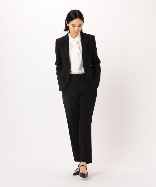 COMME CA(コムサ)の「バックサテンアムンゼン シャツ(シャツ/ブラウス・レディース・ホワイト・7号/9号/13号/11号/5号/15号)」の2枚目の写真