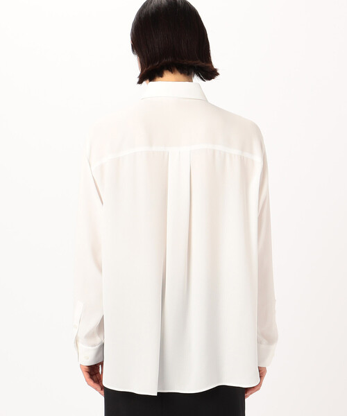 COMME CA(コムサ)の「バックサテンアムンゼン シャツ(シャツ/ブラウス・レディース・ホワイト・7号/9号/13号/11号/5号/15号)」の10枚目の写真