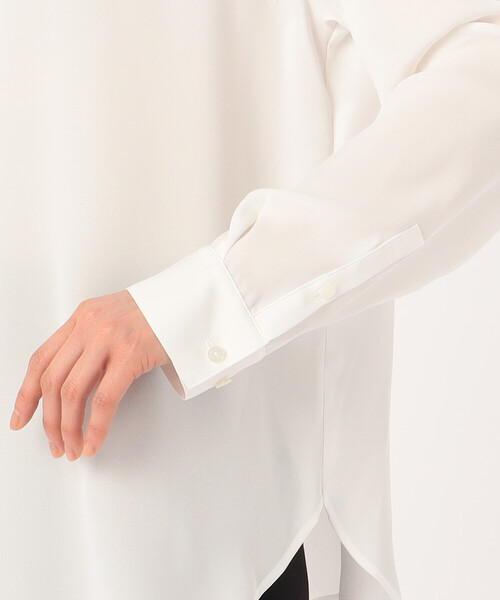 COMME CA(コムサ)の「バックサテンアムンゼン シャツ(シャツ/ブラウス・レディース・ホワイト・7号/9号/13号/11号/5号/15号)」の13枚目の写真