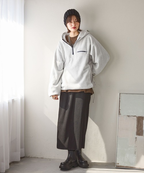 niko and...（ニコアンド）の「アソートリブニットスカート（スカート・レディース・ブラック/ブルー/ホワイト/ブラウン・LARGE/MEDIUM）」の6枚目の写真