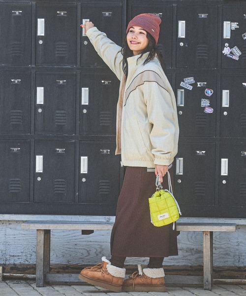 niko and...（ニコアンド）の「アソートリブニットスカート（スカート・レディース・ブラック/ブルー/ホワイト/ブラウン・LARGE/MEDIUM）」の9枚目の写真