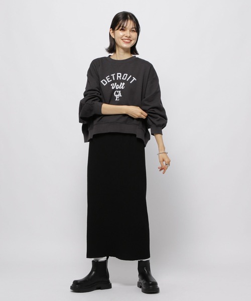 niko and...（ニコアンド）の「アソートリブニットスカート（スカート・レディース・ブラック/ブルー/ホワイト/ブラウン・LARGE/MEDIUM）」の19枚目の写真