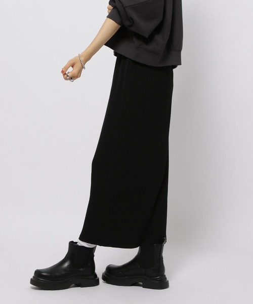 niko and...（ニコアンド）の「アソートリブニットスカート（スカート・レディース・ブラック/ブルー/ホワイト/ブラウン・LARGE/MEDIUM）」の21枚目の写真